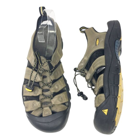 Keen Newport Sandal Men's Size 9 Closed Toe Brown Leather Hiking Waterproof Shoe - Picture 14 of 16